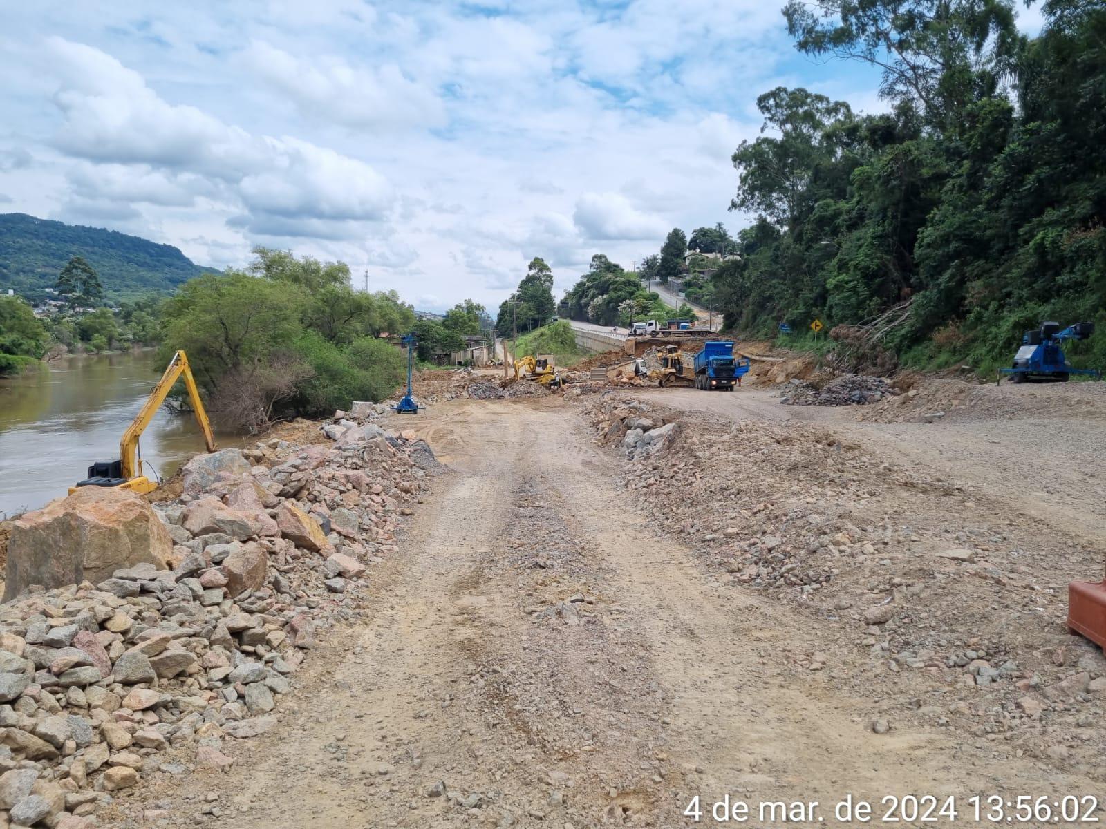 Obra de elevação nos cinco pontos na SC-350 deve ficar pronta em até 70 dias