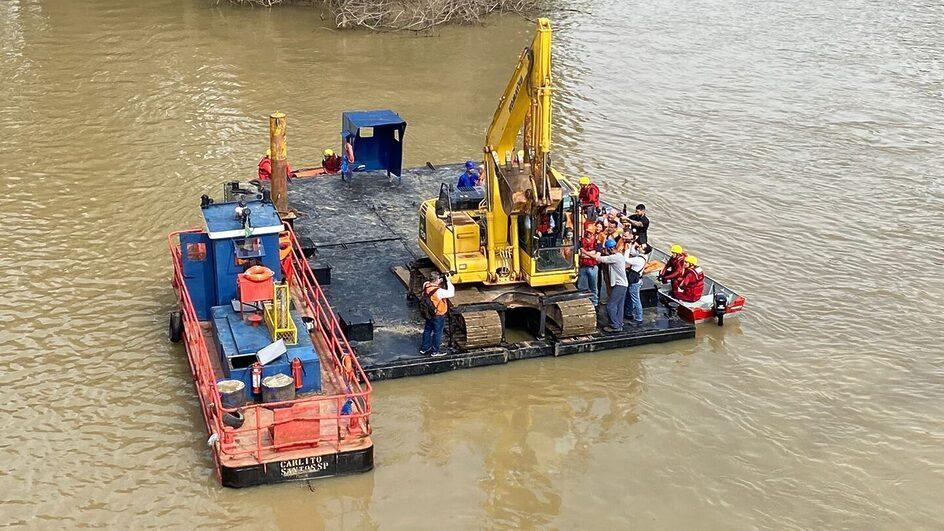 Obra de limpeza do Rio Itajaí-Açu em Rio do Sul atrasa e pode ter novo prazo estendido