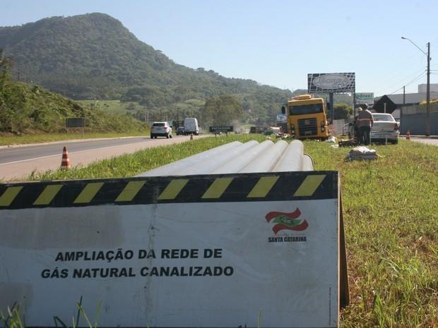 Obras da SC Gás vão atingir ruas do Canta Galo e do Centro em Rio do Sul