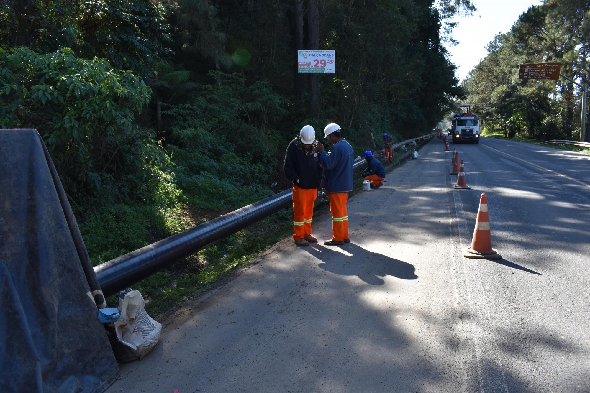 Obras da SCGÁS são retomadas no Alto Vale