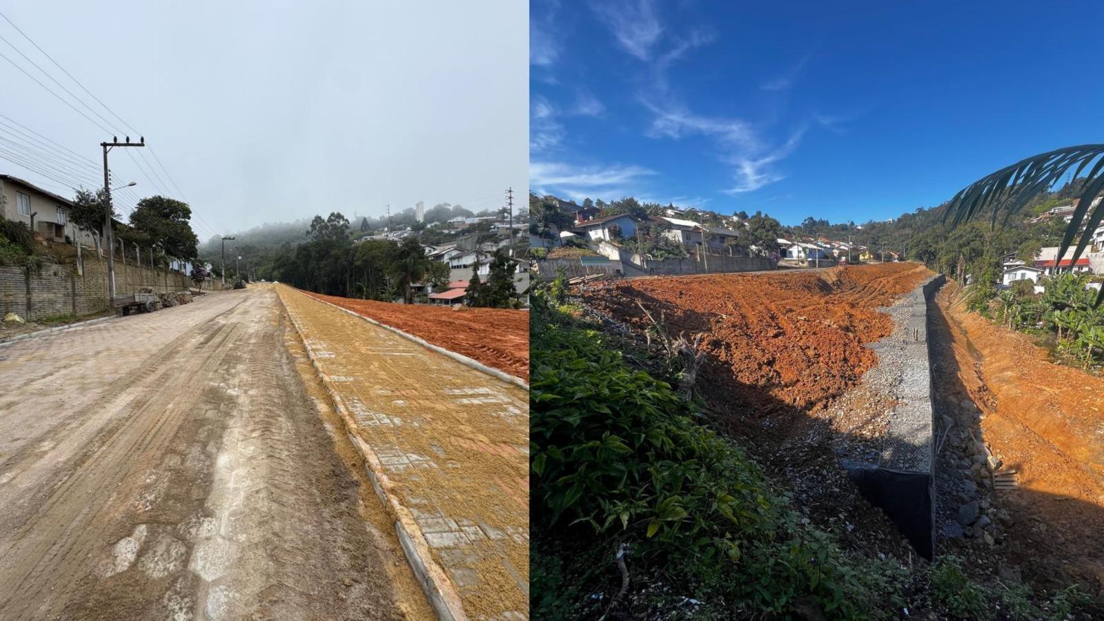 Obras de muro de contenção e repavimentação são concluídas no Loteamento Irmã Paulina