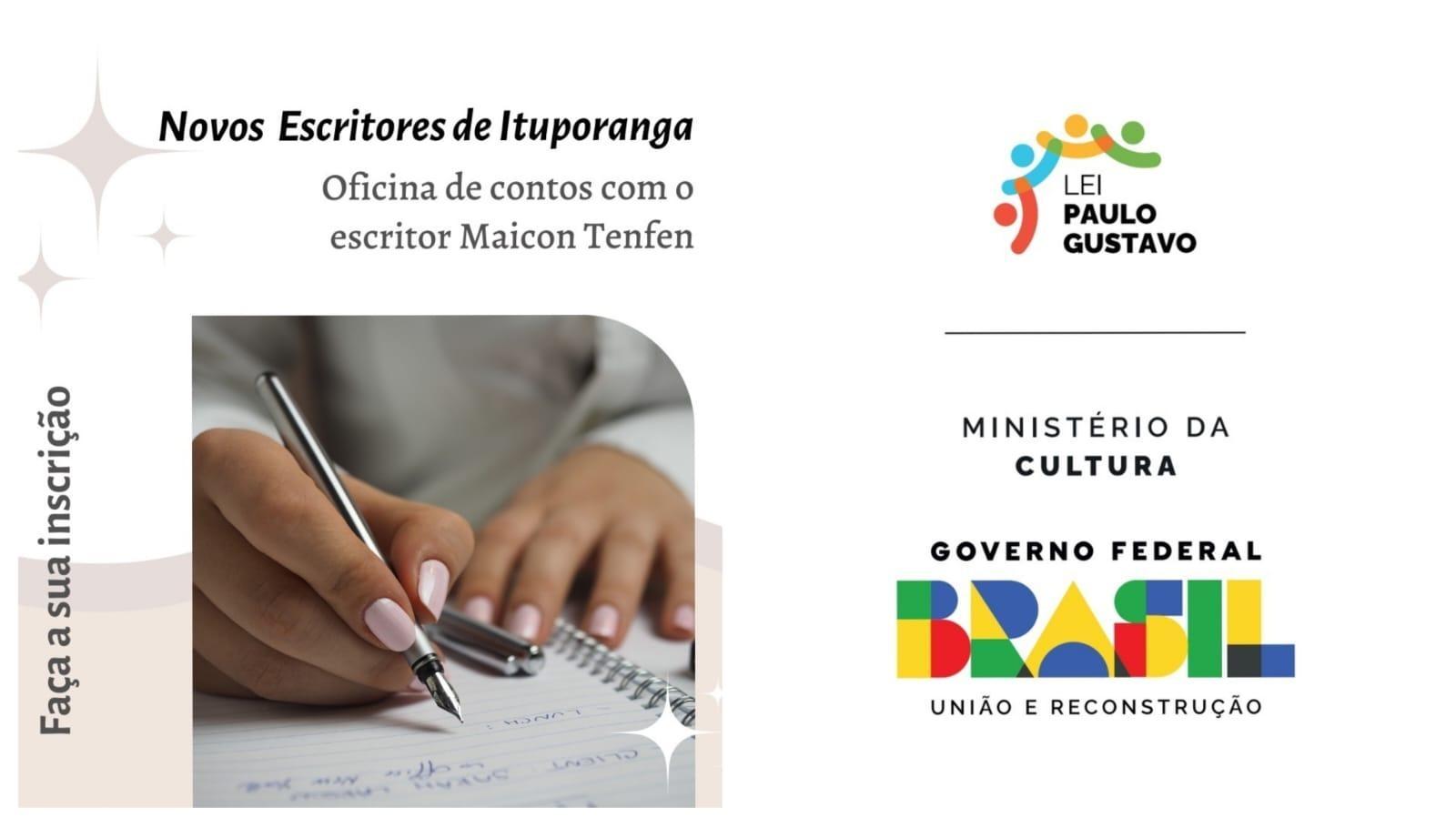 Oficina de contos gratuita será ofertada em Ituporanga pelo Grupo Editorial Salto  Grande
