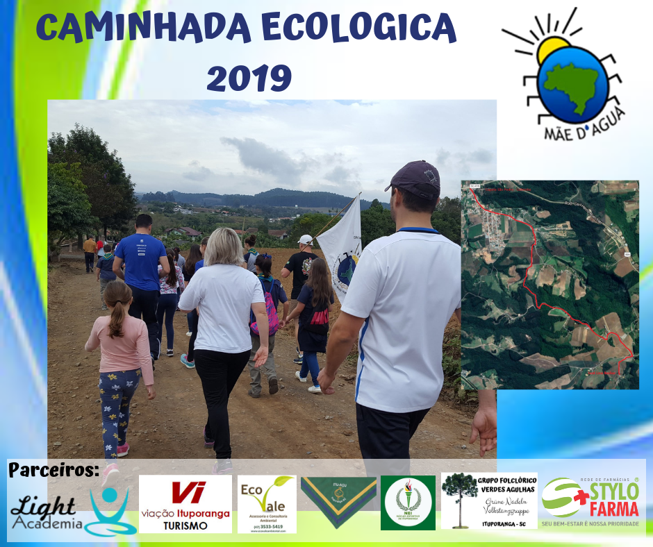 ONG Mãe d’Água promove caminhada ecológica em Ituporanga