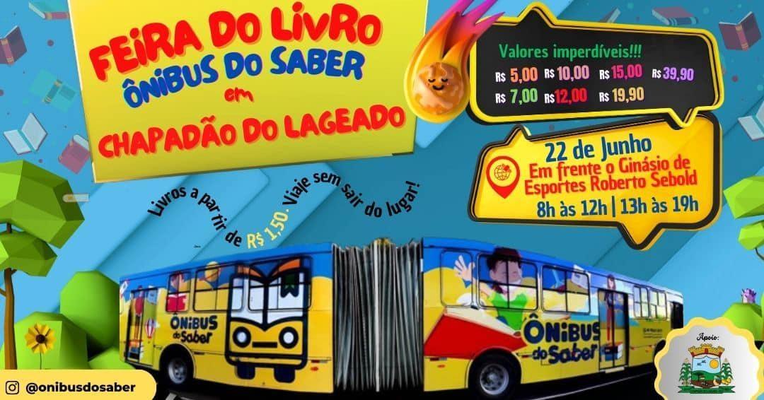Ônibus do Saber está hoje (21) em Imbuia e na quinta-feira (22) estará em Chapadão do Lageado