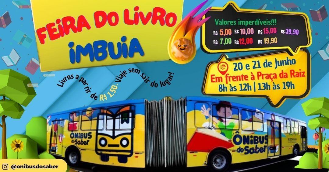 Ônibus do Saber, maior livraria itinerante do Brasil está em Imbuia