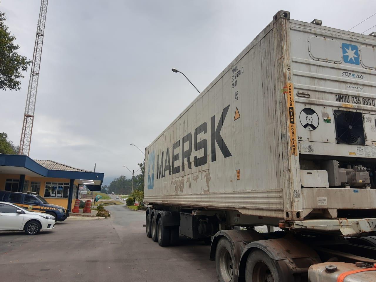 Operação Tupã: PRF apreende semirreboque roubado e adulterado na BR-470, em Rio do Sul