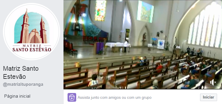 Paróquia Santo Estevão de Ituporanga vai transmitir missas pelo Facebook