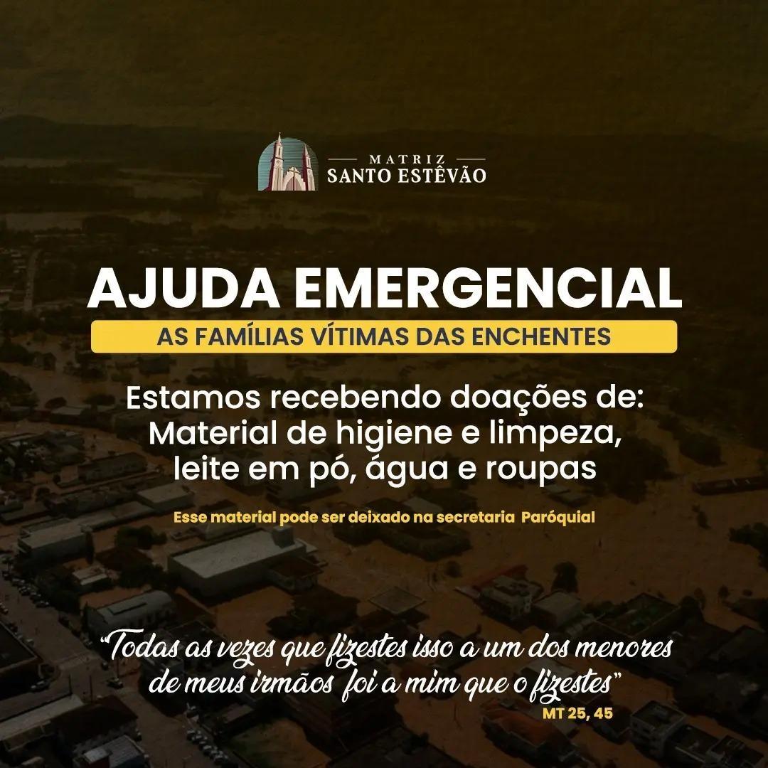 Paróquia Santo Estevão de Ituporanga promove campanha para arrecadar donativos