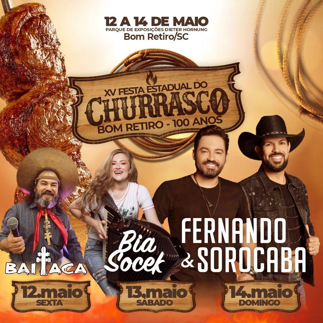 Parque de Exposições de Bom Retiro está pronto para a XV Festa Estadual do Churrasco