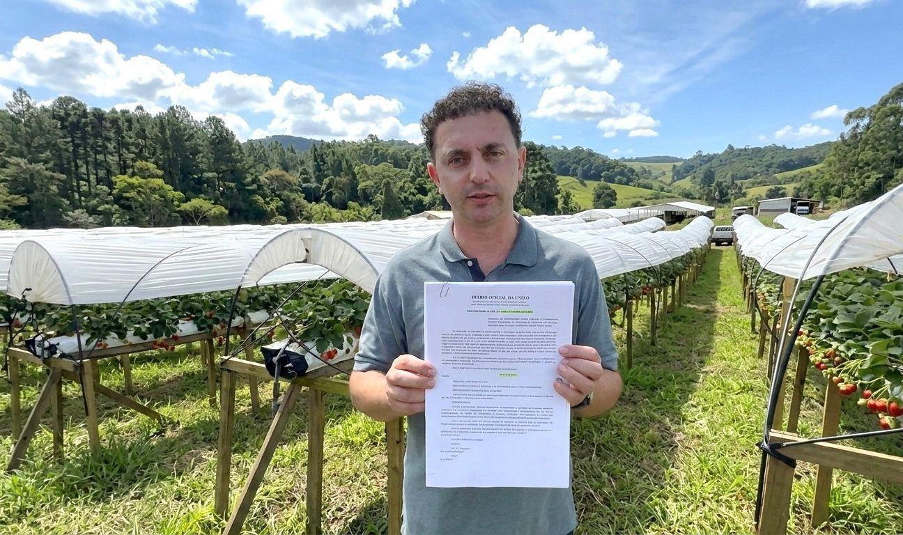 Pezenti propõe projeto para barrar Portaria que prejudica pequenos produtores de morango
