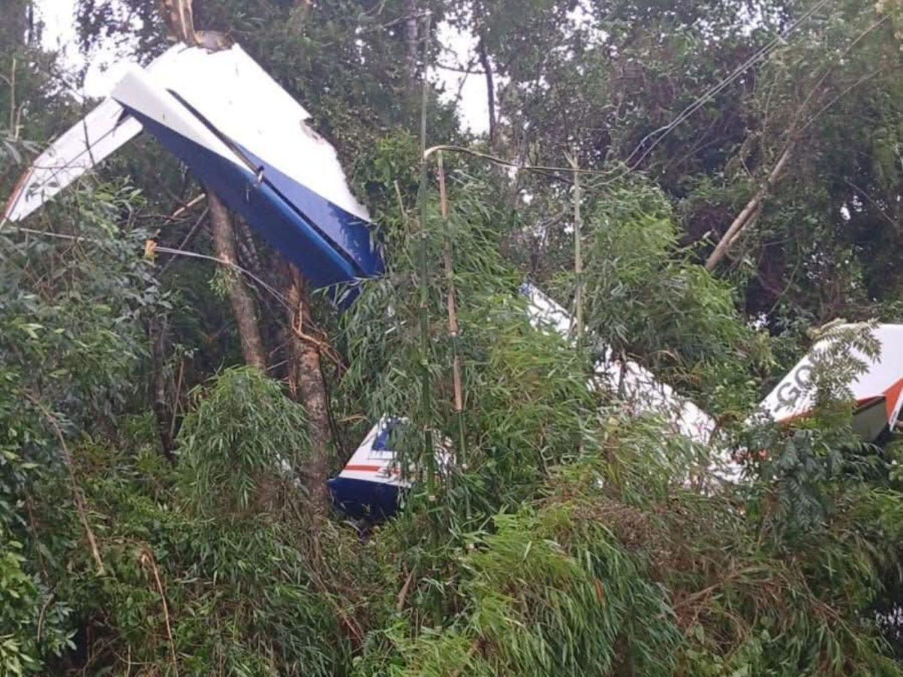 Piloto que partiu de Trombudo Central morre após queda de avião durante forte chuva no Paraná