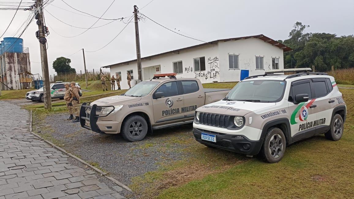 PM faz operação contra o tráfico de drogas em Rio do Sul 