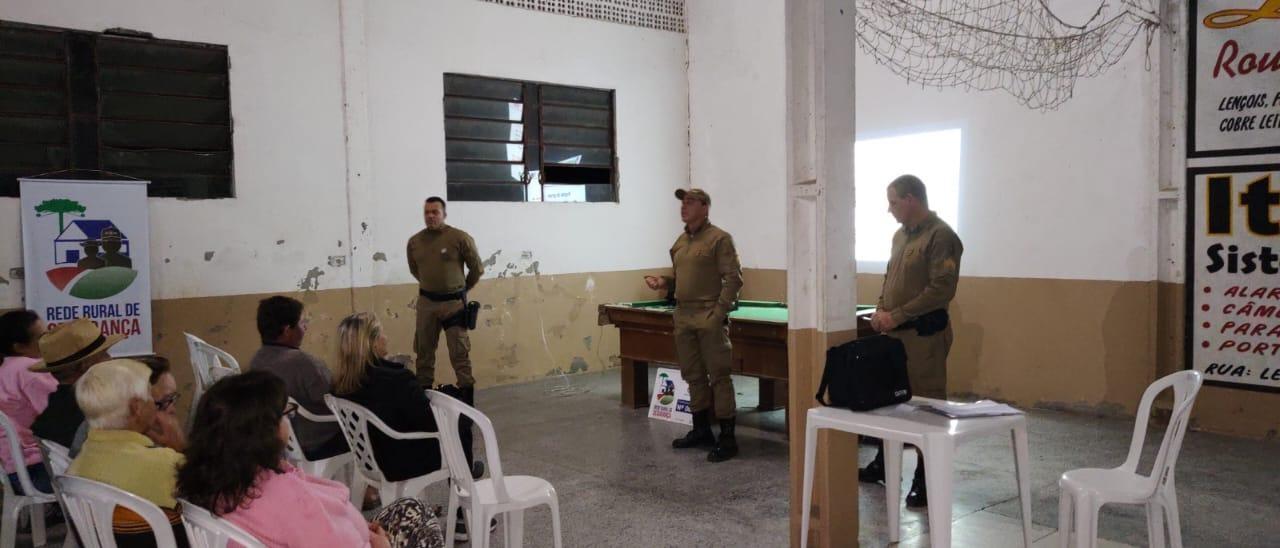 PM quer atingir 100% das comunidades de Ituporanga com a Rede Rural de Segurança 