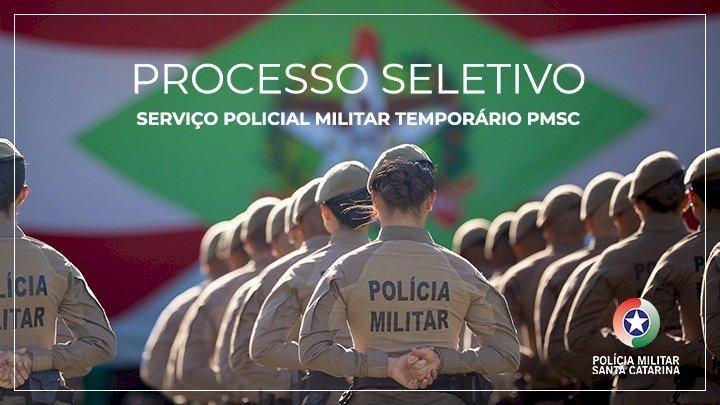 PMSC abre seleção para policiais militares temporários com inscrições até 26 de janeiro