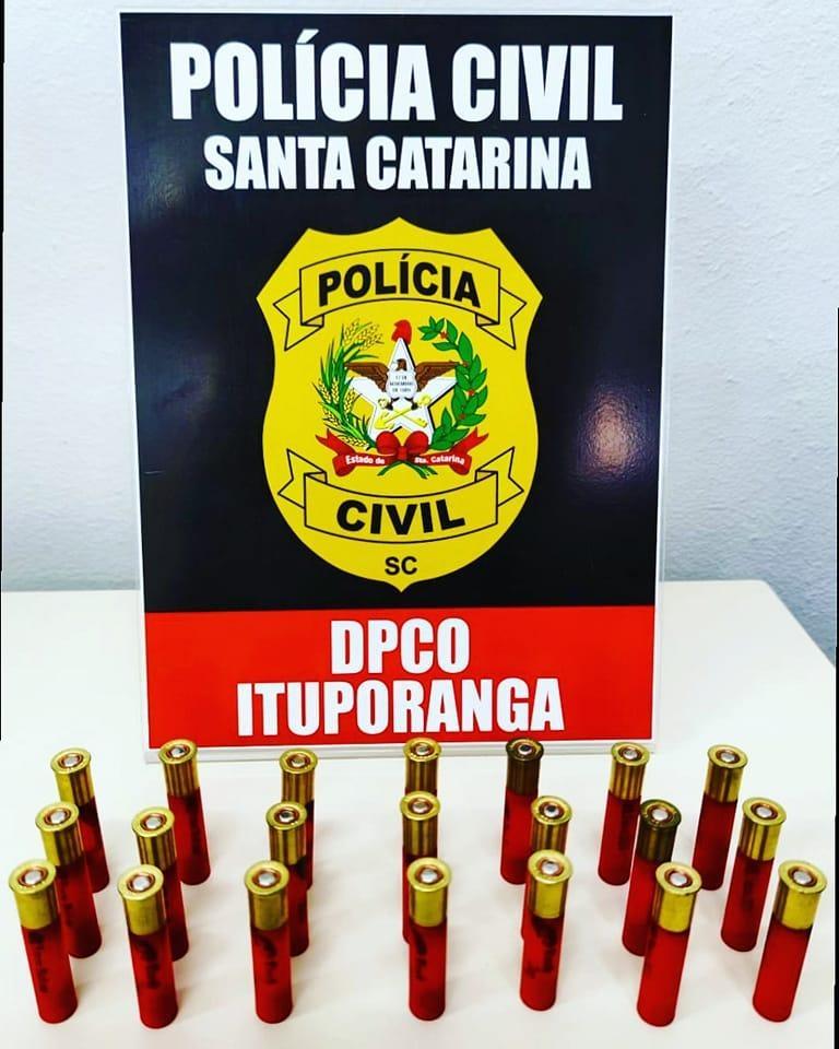 Polícia Civil de Ituporanga prende em flagrante homem no interior de Chapadão do Lageado