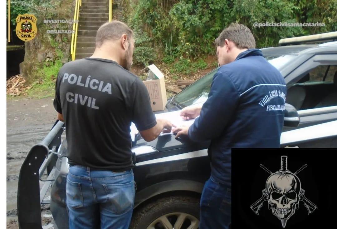 Polícia Civil incinera drogas em Ituporanga