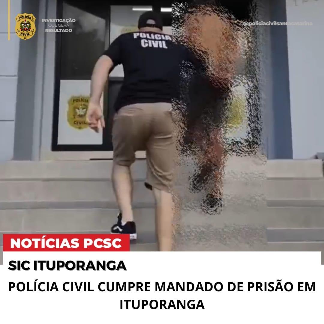 Polícia Civil prende condenado por tráfico de drogas em Ituporanga