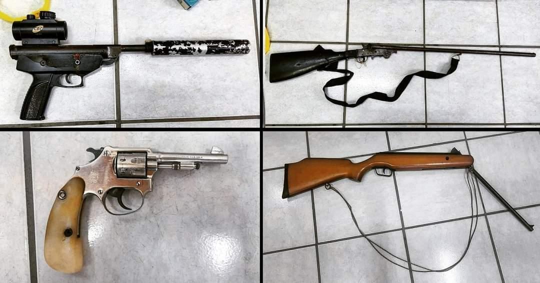 Polícia Civil prende dois homens em flagrante por posse de armas de fogo em Vidal Ramos