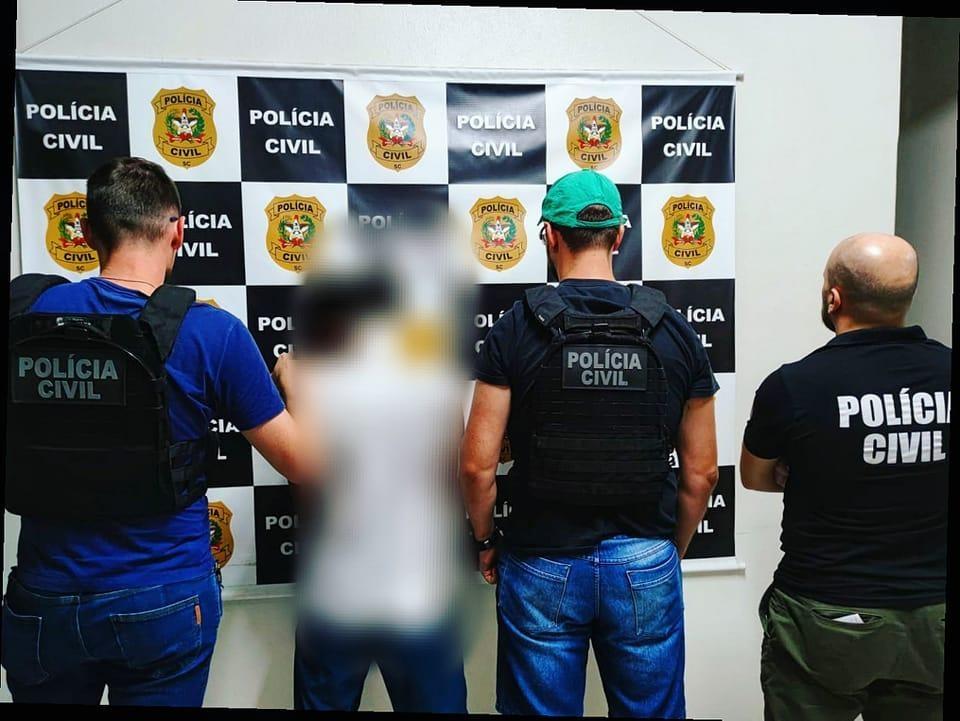 Polícia Civil prende em Ituporanga integrante de organização criminosa foragido do estado do Ceará
