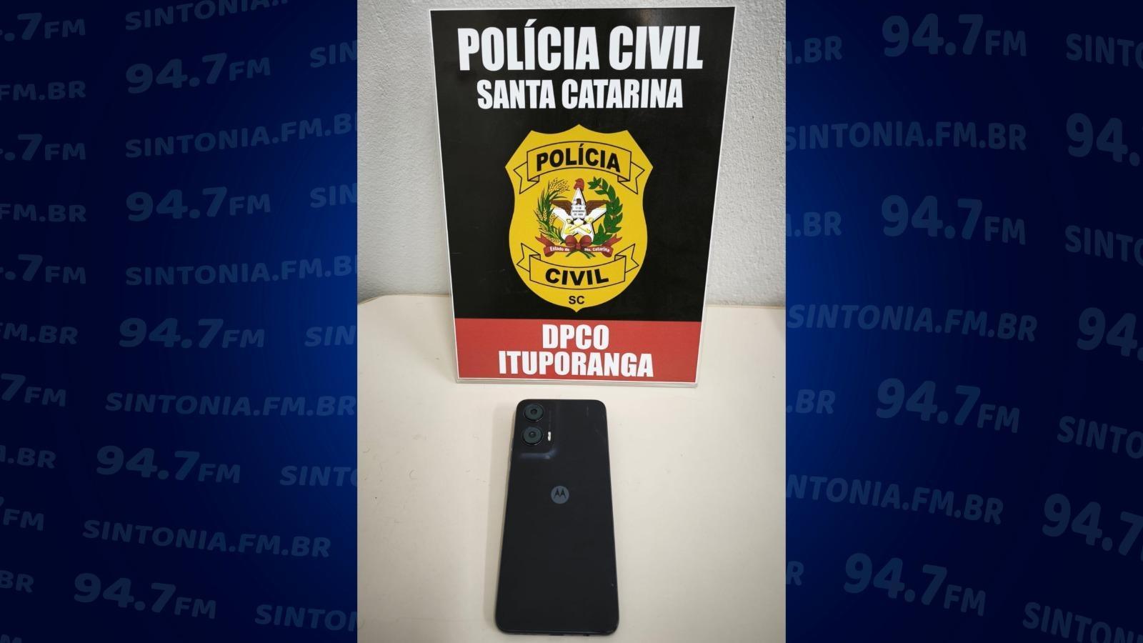 Polícia Civil recupera celular furtado e apreende jovem em Ituporanga