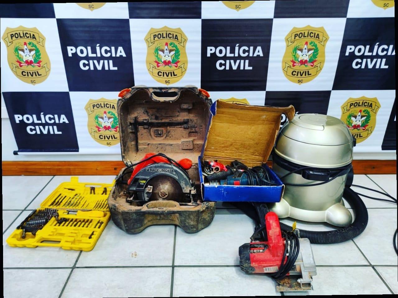 Polícia Civil recupera ferramentas furtadas em Ituporanga