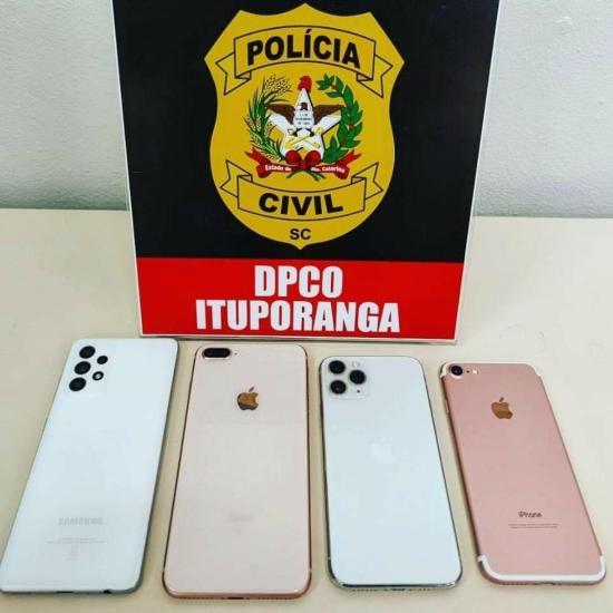 Polícia Civil recupera quatro celulares furtados em show de Gustavo Lima realizado no parque da cebola