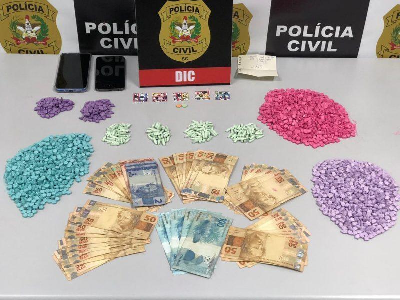 Polícia faz apreensão recorde de ecstasy no Alto Vale 