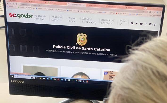 Polícia lança ‘Portal Foragidos’ com informações de criminosos condenados em Santa Catarina