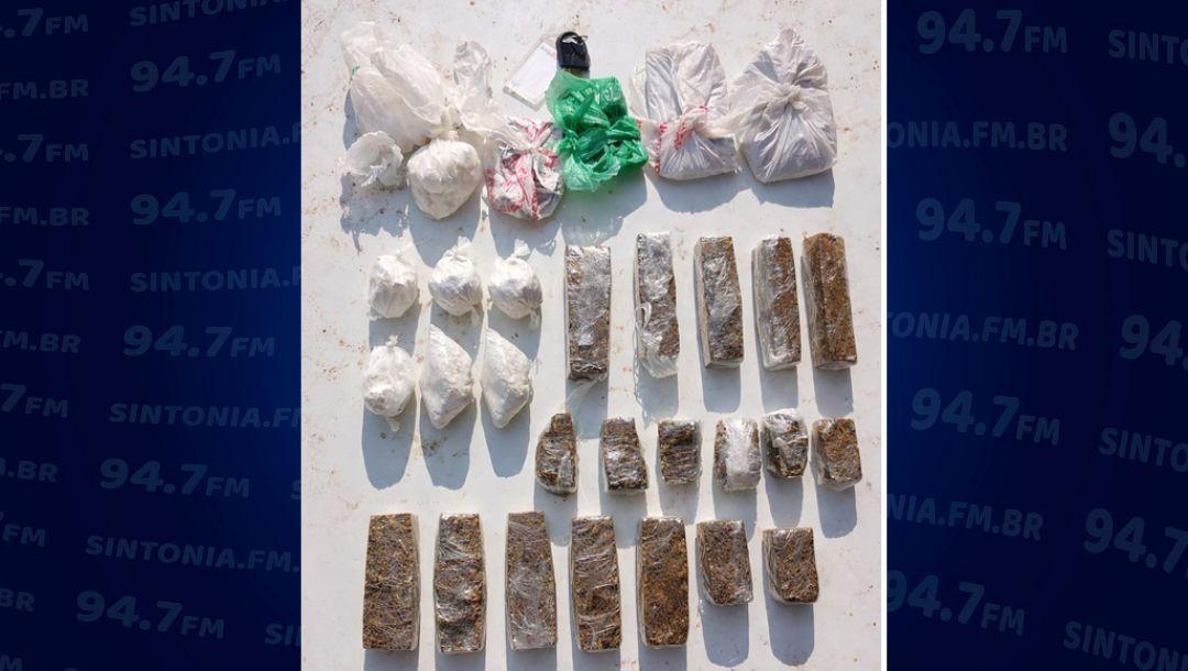 Polícia Militar prende dois homens por tráfico de drogas em Imbuia