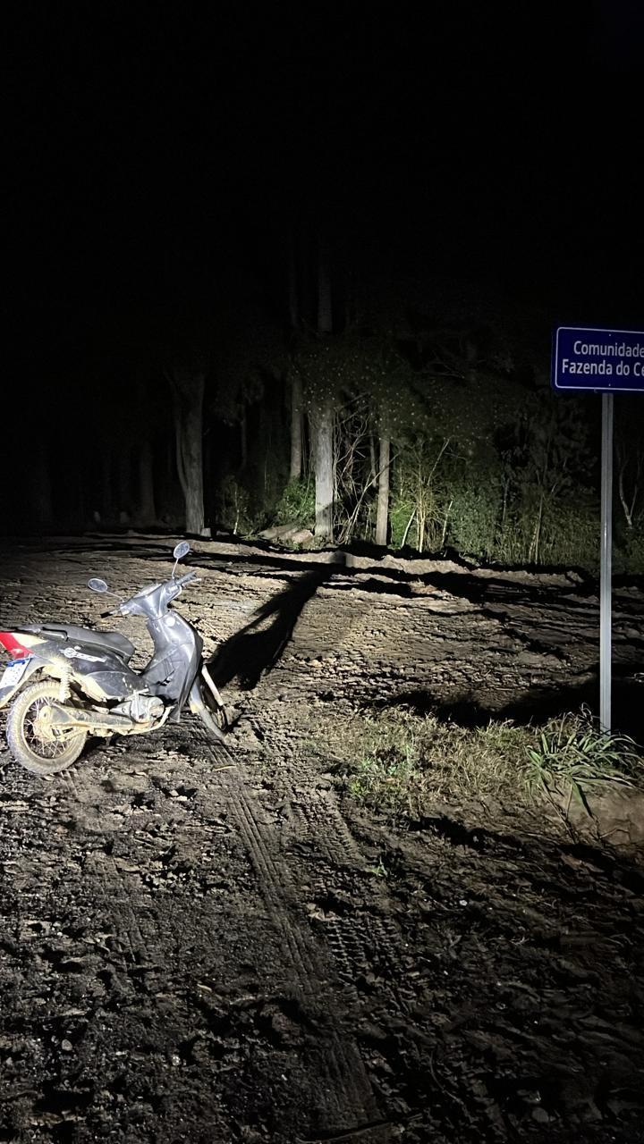 Polícia Militar recupera moto em Imbuia