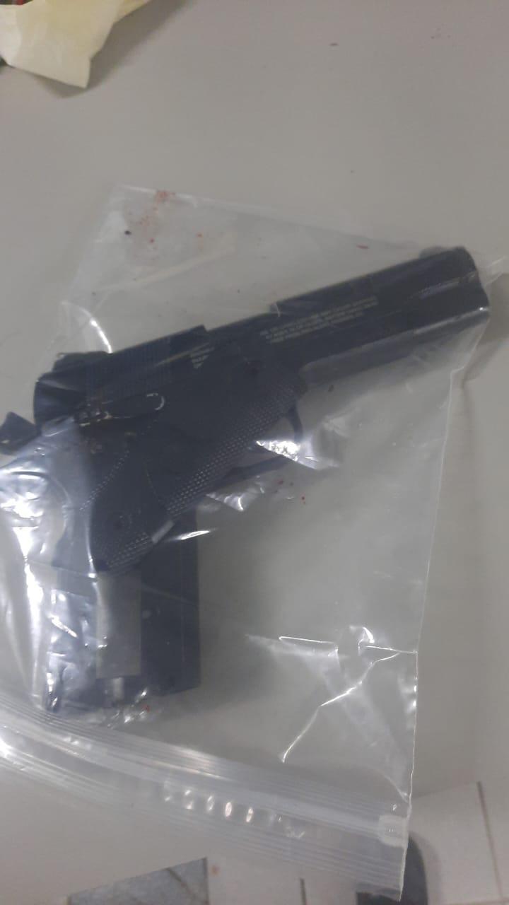 Policia Militar Rodoviária e Policia Militar prendem homem que fez ameaças a motoristas na SC-350 em Aurora