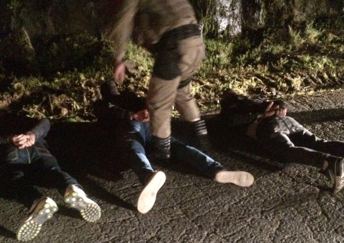 Polícia prende em Alfredo Wagner três homens suspeitos de furtos na Serra Catarinense