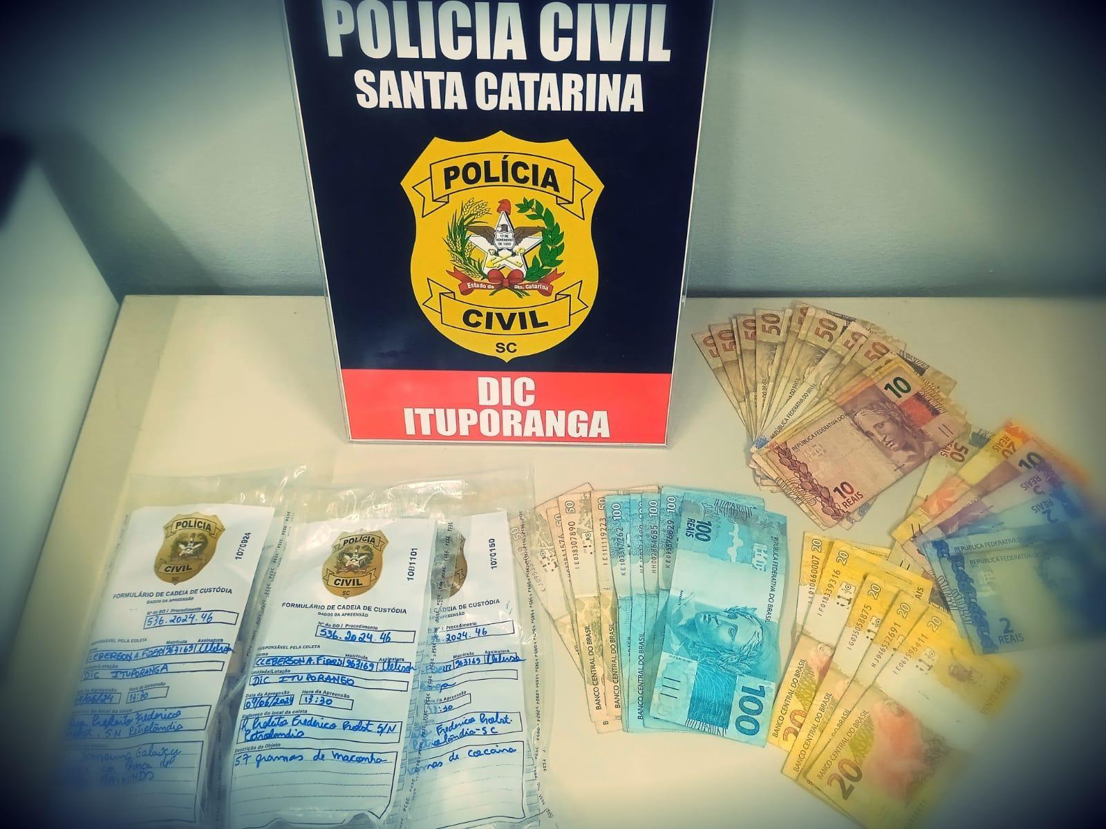 Polícia prende em flagrante delito homem pelo crime de tráfico de drogas em Petrolândia