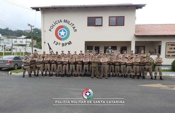 Policiais militares do Alto Vale se formam no Curso de Rádio Patrulhamento