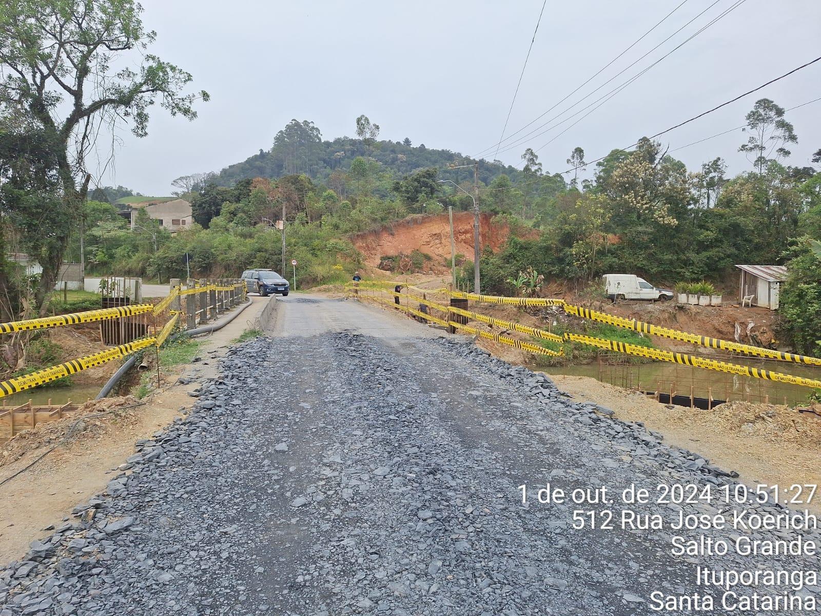 Ponte de acesso ao Salto será interditada nesta segunda-feira (07) 