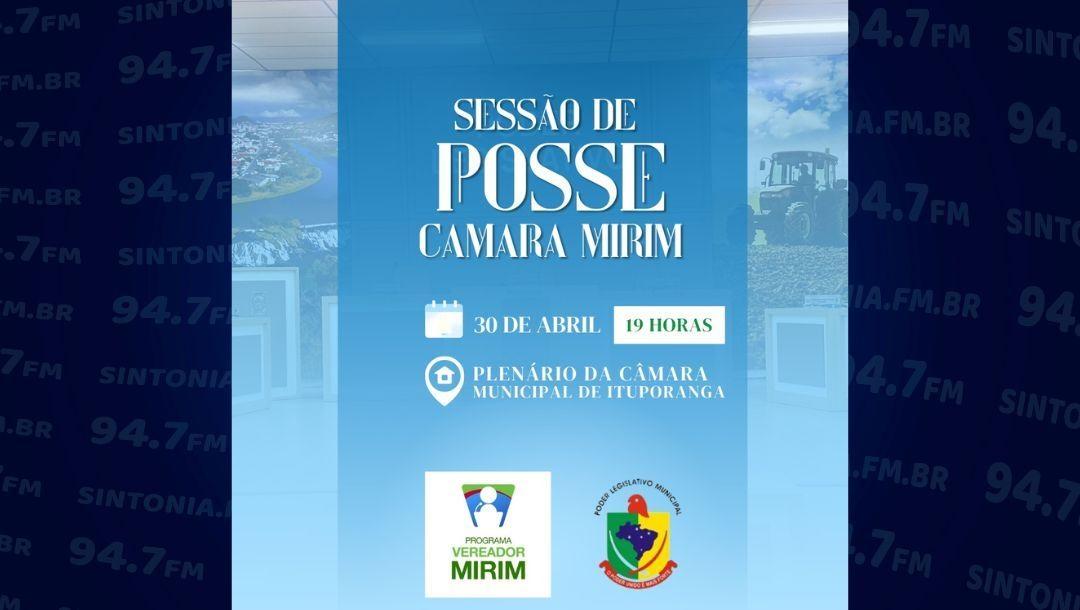 Posse dos vereadores mirins de Ituporanga será realizada no dia 30