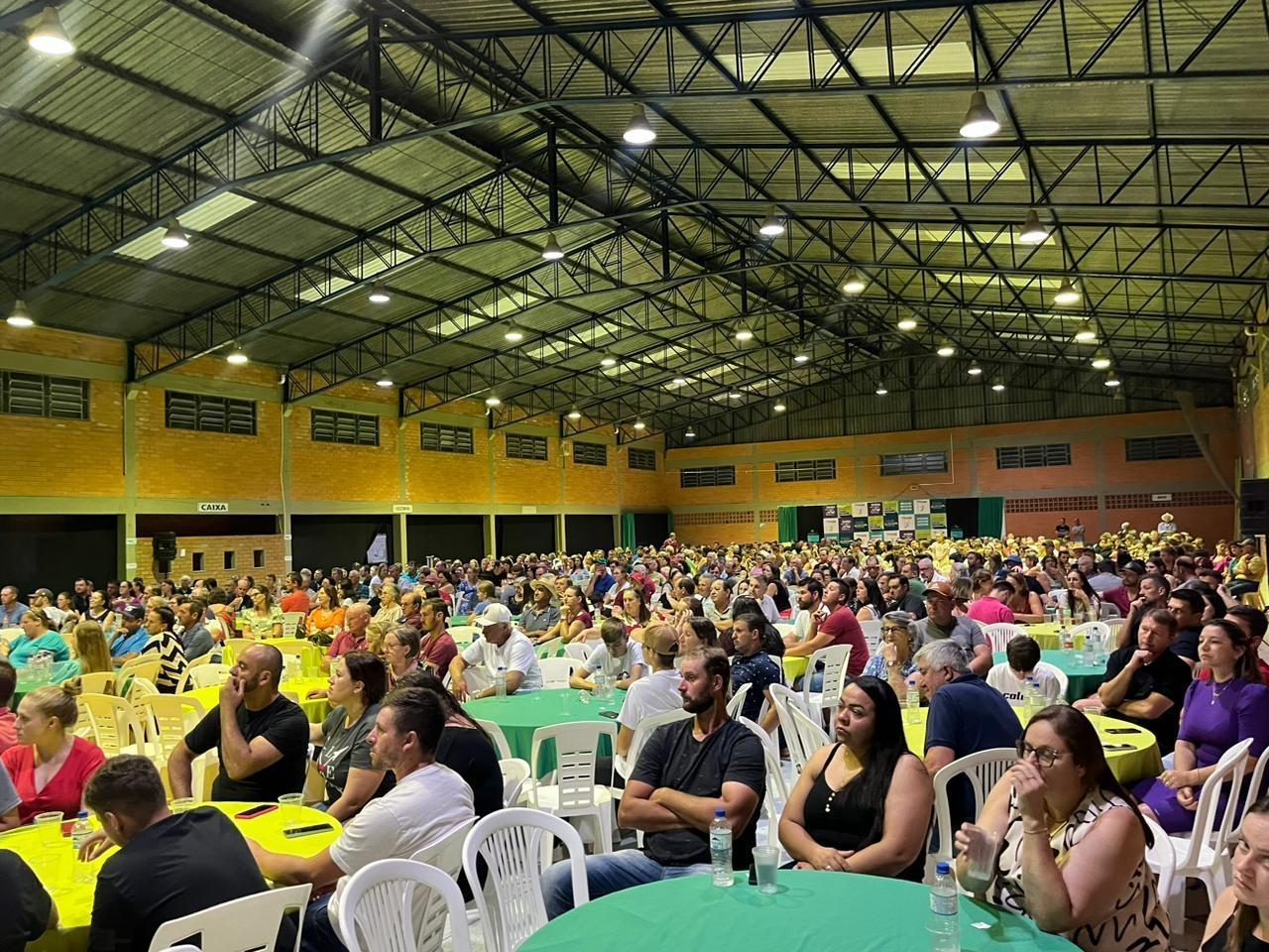 Pré-Assembleia do Sicoob Alto Vale reúne cerca de 800 cooperados em Ituporanga