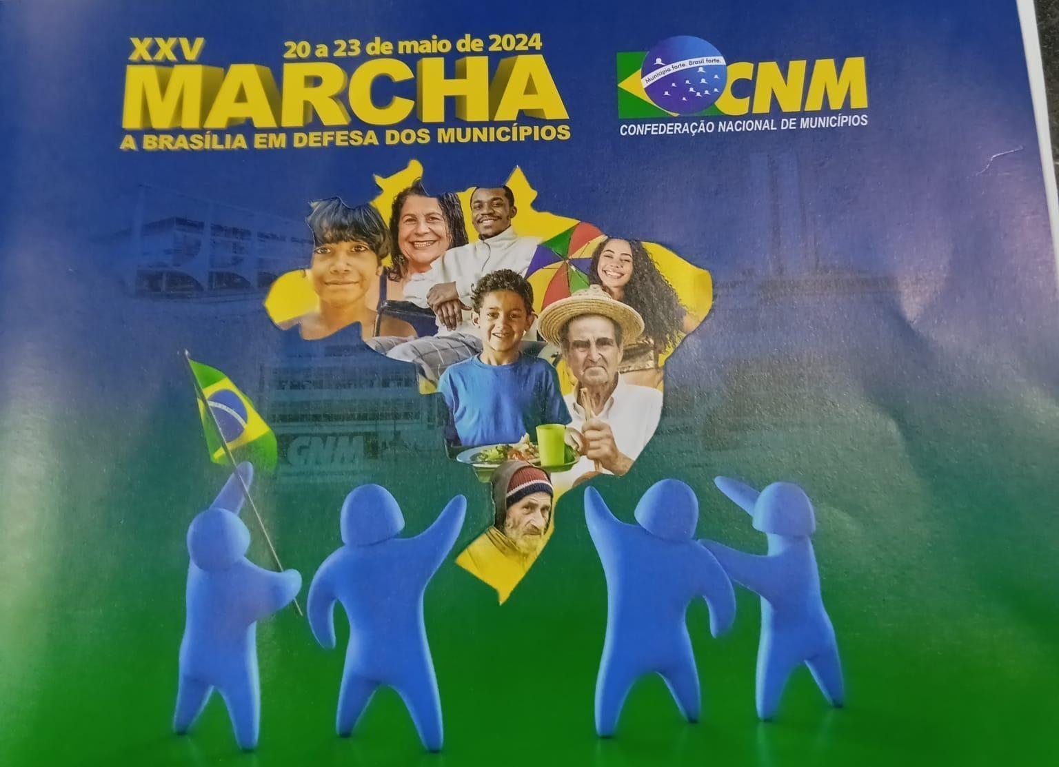 Prefeito de Vidal Ramos participará da XXV Marcha a Brasília em Defesa dos Municípios