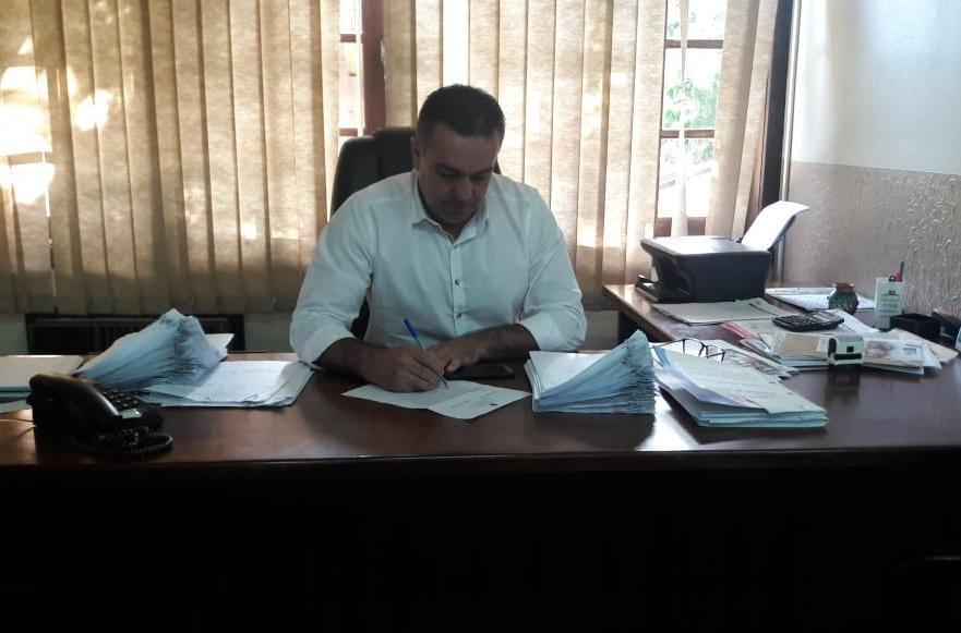 Prefeito Odilmar de Souza faz primeira reunião com secretários e comissionados em Vidal Ramos