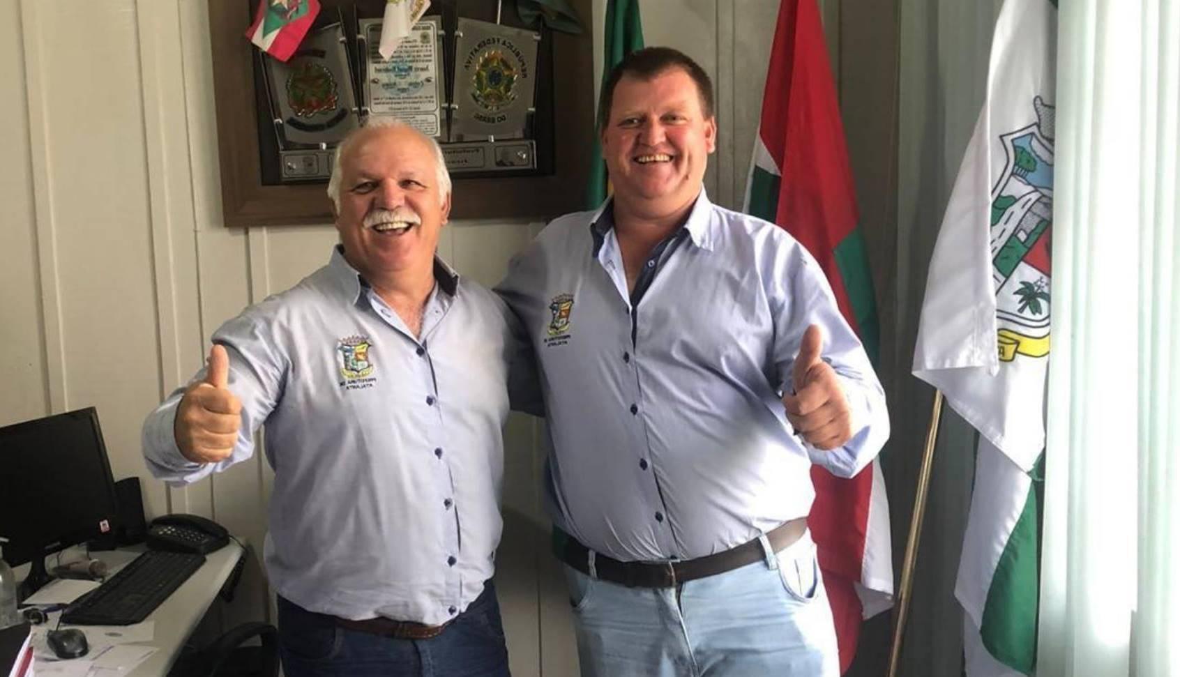 Prefeito reeleito de Atalanta, Juarez Miguel Rodermel (MDB), destaca projetos para os próximos quatro anos