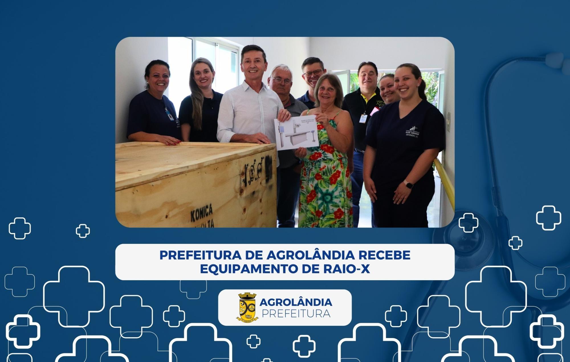 Prefeitura de Agrolândia recebe novo equipamento de Raio-X