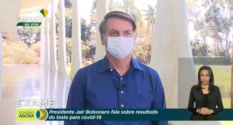Presidente Jair Bolsonaro testa positivo para coronavírus
