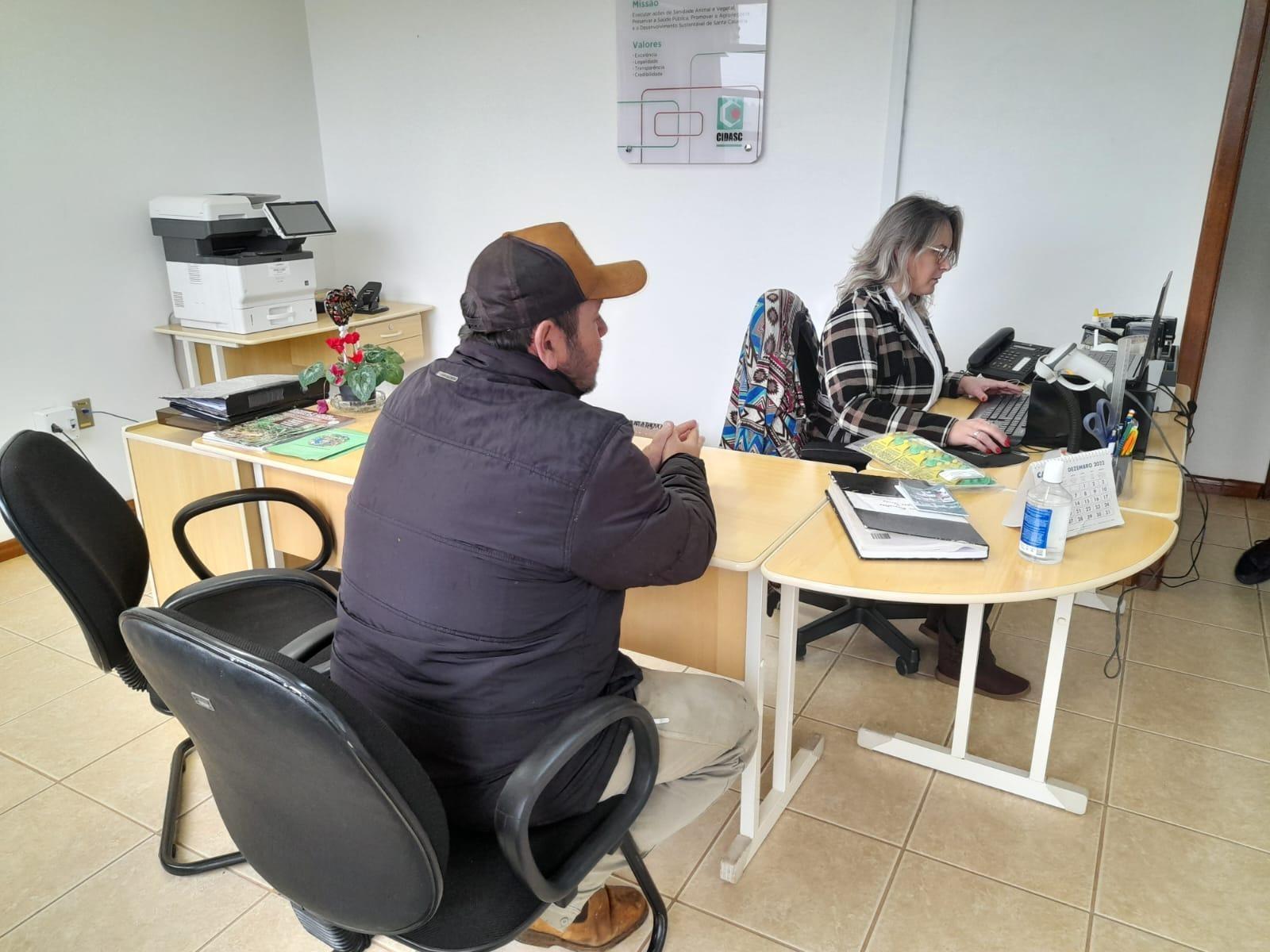 Produtores rurais catarinenses devem atualizar o cadastro agropecuário junto à Cidasc