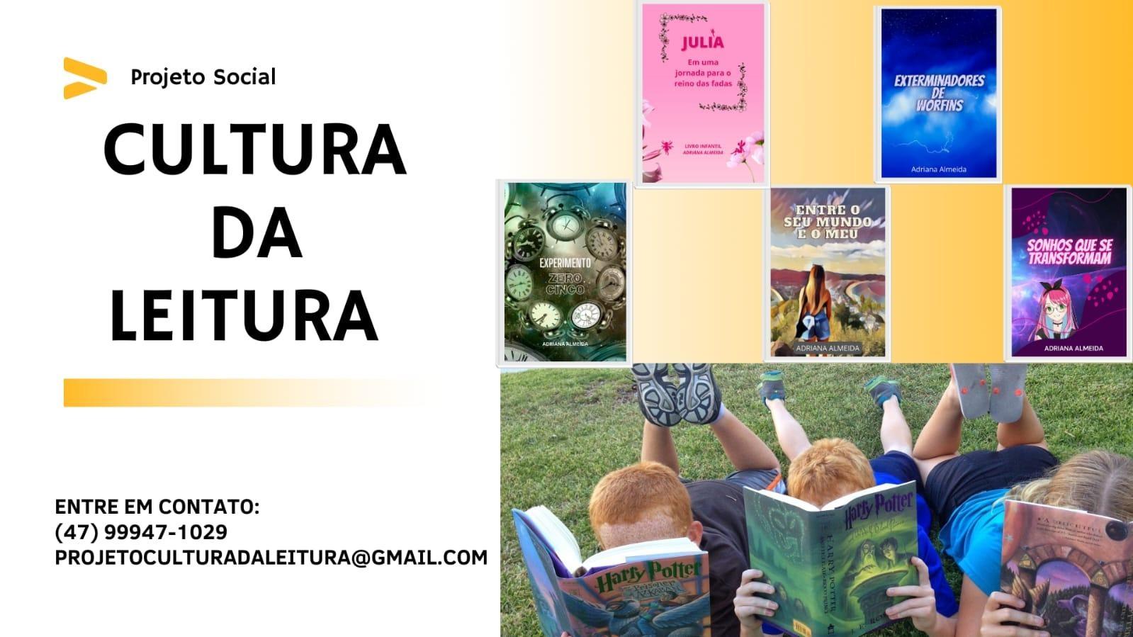 Projeto “Cultura da Leitura” visa incentivar a leitura e distribuir livros infantis de forma gratuita