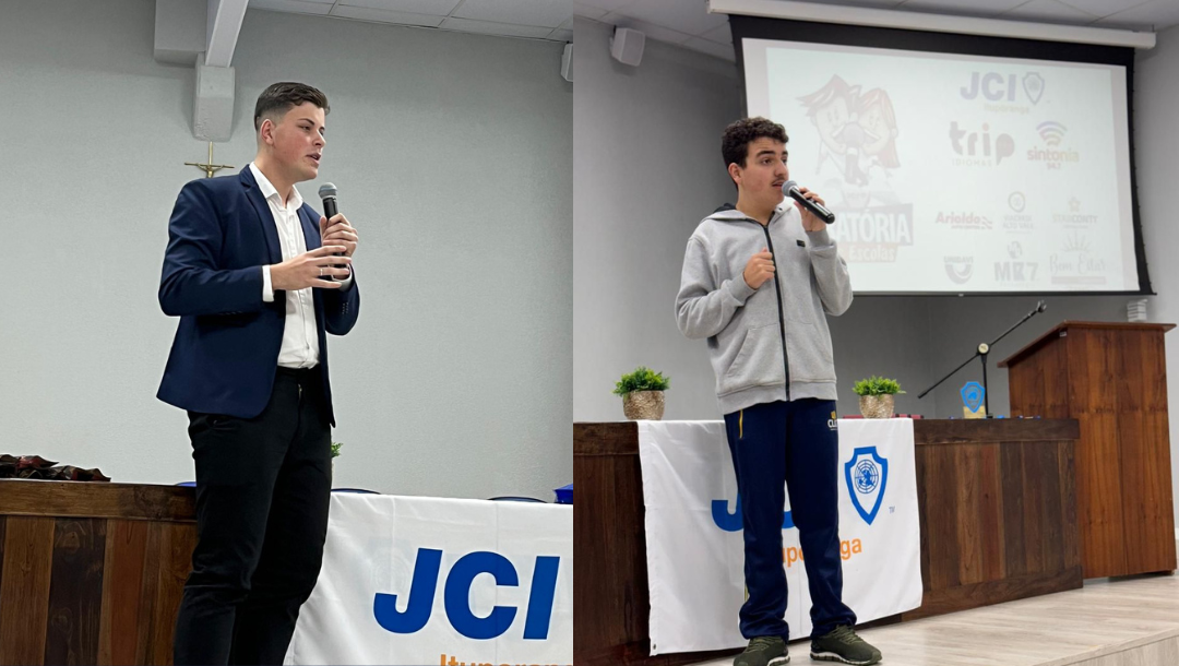 Projeto "Oratória nas Escolas" avança para etapa regional com alunos representando a JCI de Ituporanga