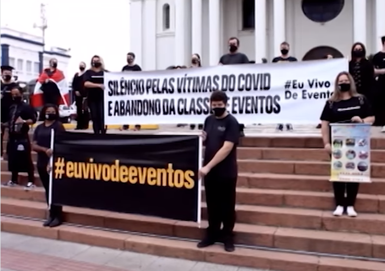 Promotores de eventos no Alto Vale organizam movimento pedindo o retorno das atividades na região