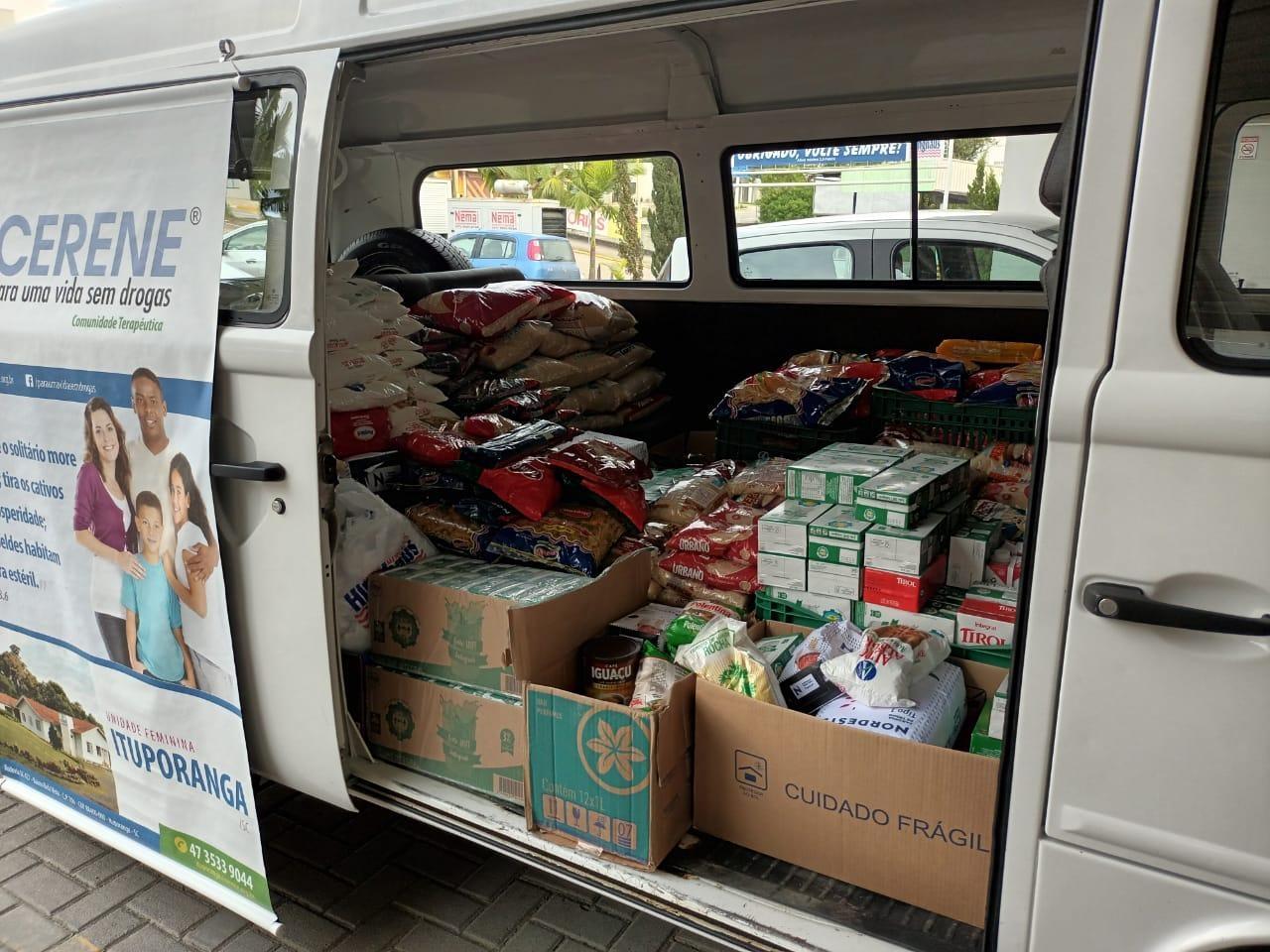 Quase 700 quilos de alimentos são arrecadados durante campanha do Cerene