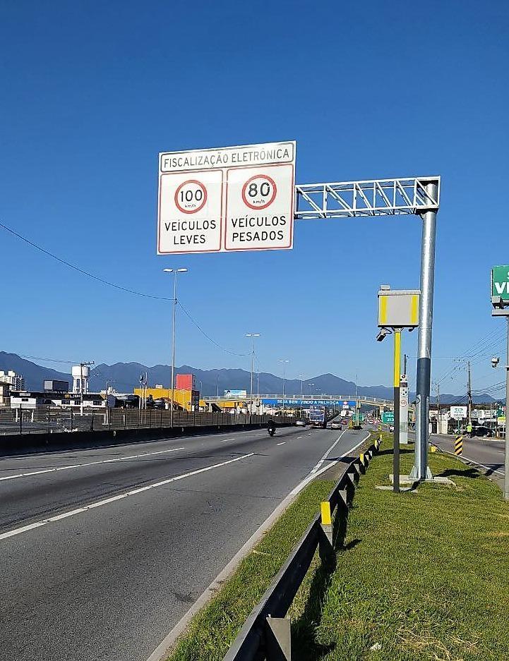 Radares fixos da BR-101 grande Florianópolis serão ativados a partir desta sexta-feira (11)