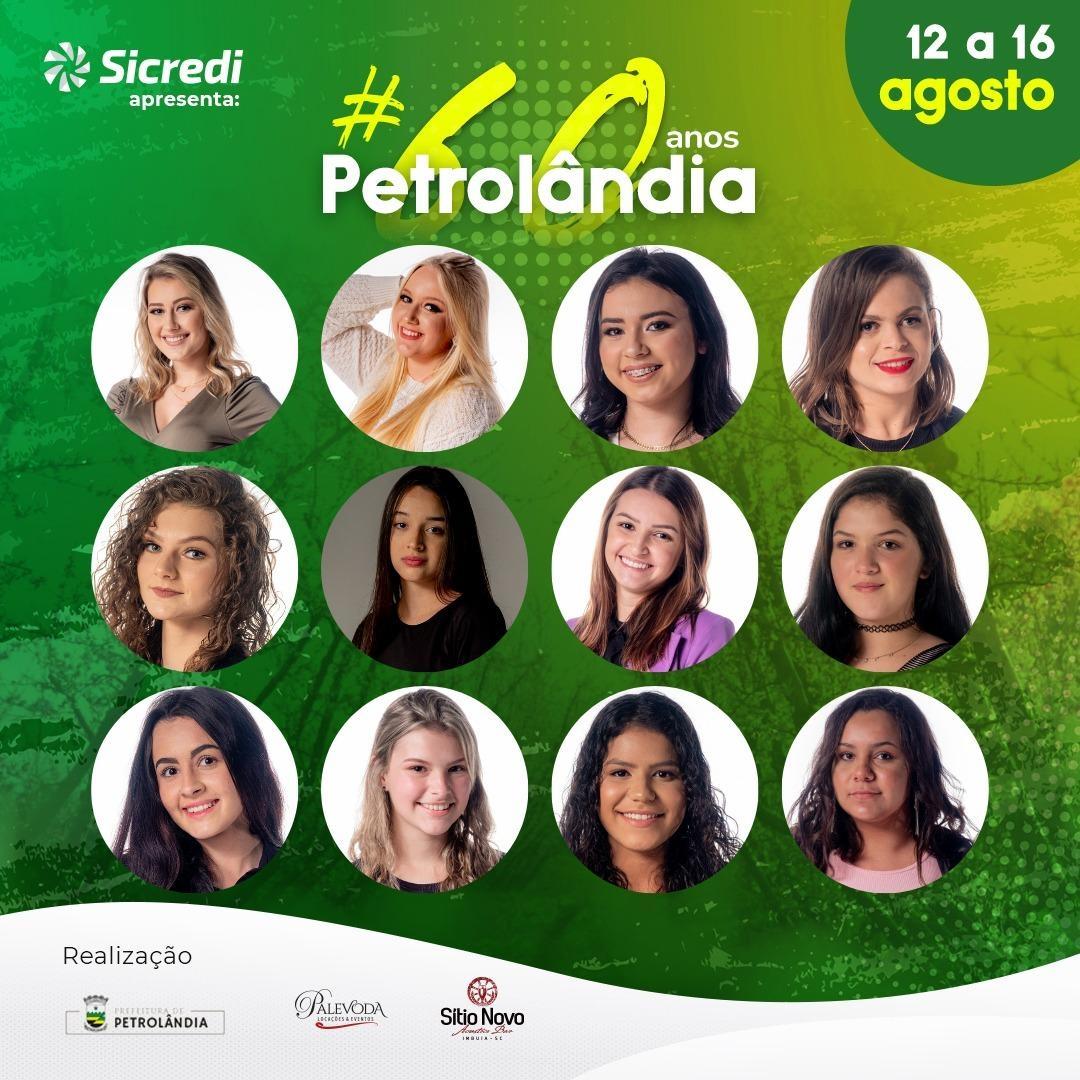 Rainha da festa de 60 anos de Petrolândia será conhecida na sexta-feira (12)