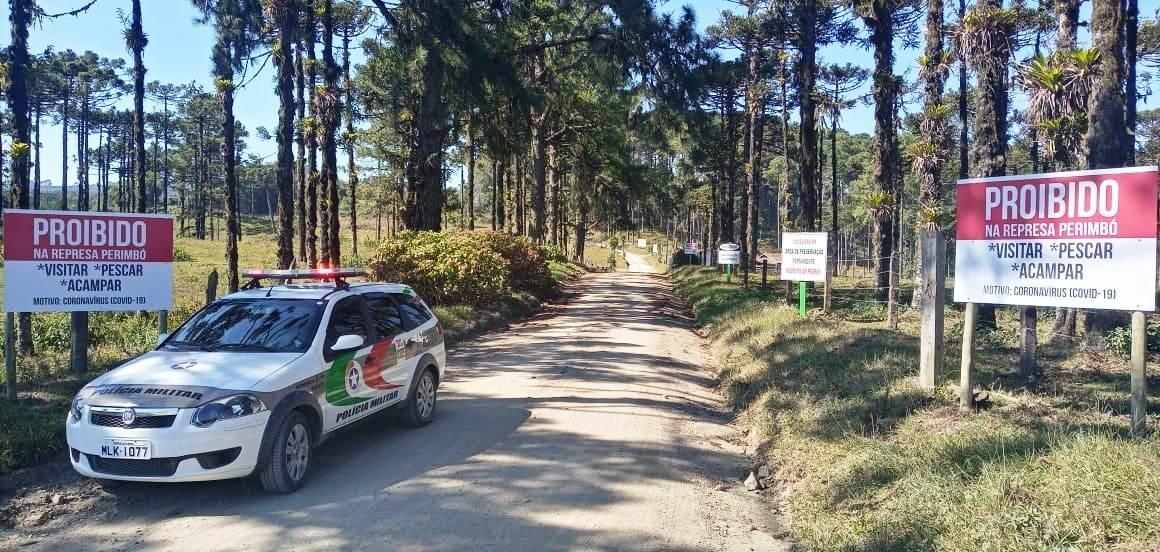 Represa Perimbó volta a ser fechada para acesso ao público